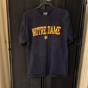 Embroidered Vintage NOTRE DAME t shirt